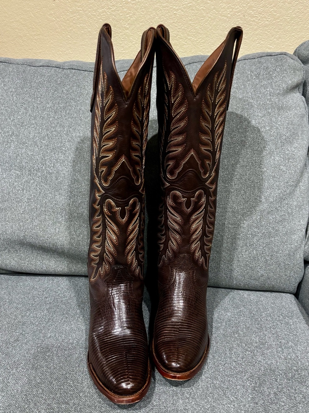 Ariat Sterling Margot Lizard Chocolate Women’s Boots